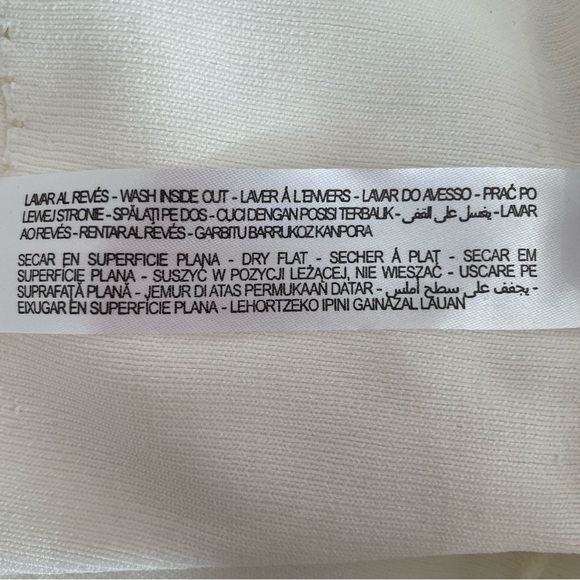 New! Zara White Openwork Knit Sleeveless Mini Dress 37632 - Picture 8 of 11